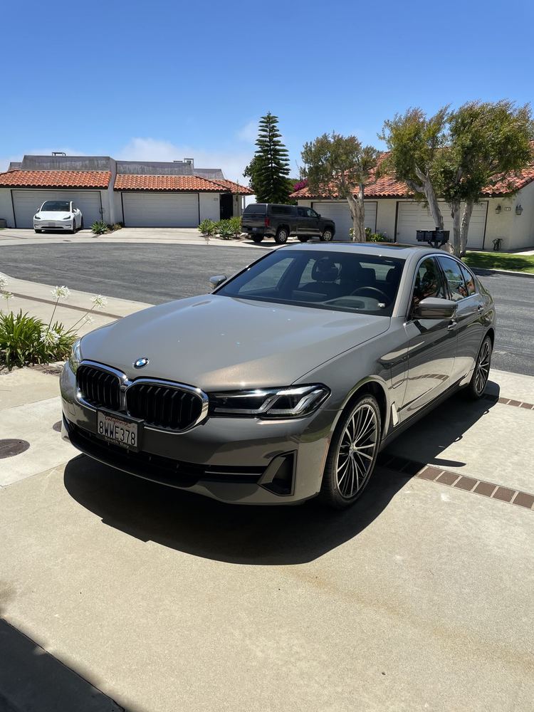 Gray BMW 5 Series