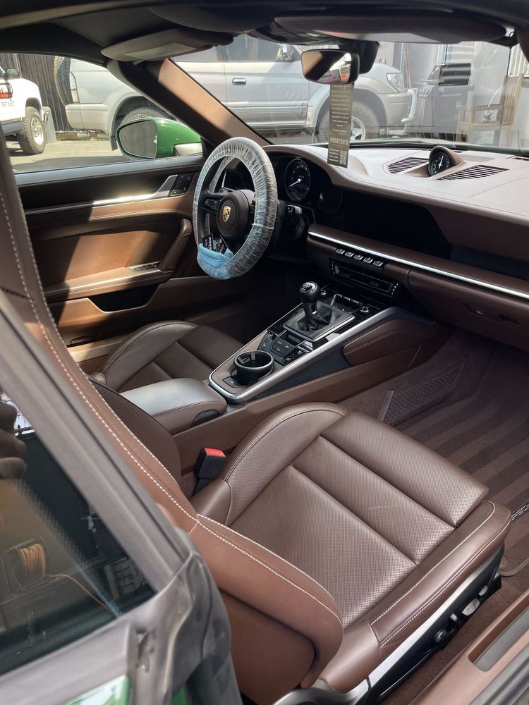 Lamborghini cognac leather interior